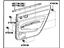 Toyota 67640-47080-E0 Board Sub-Assembly, Rear Door Trim, Driver Side