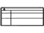 Toyota 11285-21010 Info Label, Passenger Side