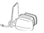 Toyota 87961-47100 Mirror Glass, Driver Side
