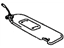 Toyota 74310-47093-B4 Sunvisor, Gray, Passenger Side