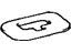 Toyota 55357-47020 Cushion, Center