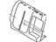 Toyota 71603-52N10-B0 Pad Sub-Assembly, Rear Seat Back W/Cover, Passenger Side
