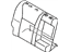 Toyota 71077-52F30-B0 Cover, Rear Seat Back, Passenger Side (For Separate Type)