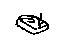 Toyota 73343-33020-A1 Guide, Passenger Side
