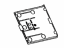 Toyota 86742-WAA01 Cover, Transceiver