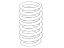 Toyota 48131-WAA01 Coil Spring, Front