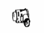 Toyota 89341-WAA05 Sensor, Ultrasonic, Front Center
