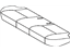 Toyota 71075-02D90-B0 Cushion Cover, Dark Gray, Rear