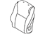 Toyota 71073-02Q20-B0 Seat Back Cover, Dark Gray, Passenger Side