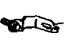 Toyota 71303-02120 Hinge, Rear