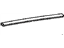 Toyota 75555-AC010-A0 Moulding, Roof Drip Side Finish, White