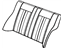 Toyota 71077-13222-03 Cover, Rear Seat Back (For Bench Type)