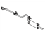 Toyota 17430-28080 Pipe Assembly, Exhaust, Tail