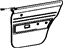 Toyota 69751-20031-01 Holder, Door Locking Button Collar(For Front Door)