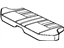 Toyota 71075-1A042-03 Cover, Rear Seat Cushion (For Bench Type)
