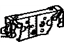 Toyota 57016-0R010 Reinforcement Sub-Assembly, Front Side Member
