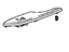 Toyota 74231-02680-B0 Switch Bezel, Gray, Upper Passenger Side