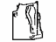 Toyota 57045-28010 Plate, Floor Side Rail, Passenger Side
