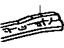Toyota 61234-02010 Rail, Roof Side, Inner Driver Side