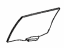Toyota 68103-16020 Adjustable Glass, Clear, Passenger Side