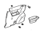 Toyota 62510-16570-W4 Lower Quarter Trim, Passenger Side