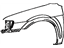 Toyota 53802-16370 Fender, Front Driver Side