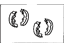 Toyota 04495-10110 Rear Shoes