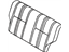Toyota 71077-1G250-03 Cover, Rear Seat Back (For Bench Type)