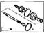 Toyota 43460-19576 Shaft & Joint, Passenger Side