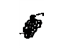 Toyota 64610-02040 Lock Assembly, Rear