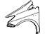 Toyota 53802-47050 Fender, Front Driver Side