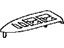 Toyota 74240-48100-B0 Switch Bezel, Gray, Driver Side
