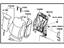 Toyota 71440-47080-B1 Back Assembly, Front Seat, Driver Side(For Separate Type)