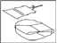 Toyota 71071-47230-B0 Cover, Front Seat Cushion, Passenger Side(For Separate Type)