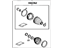 Toyota 04428-47060 Boot Kit, Front Drive Shaft, In & Outboard, Driver Side