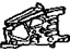 Toyota 61107-47010 Upper Reinforcement, Driver Side
