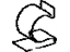 Toyota 85273-47010 Clamp, Headlamp Cleaner