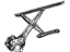 Toyota 69801-52140 Window Regulator, Passenger Side