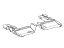 Toyota 58513-62010 Mat, Floor, Rear
