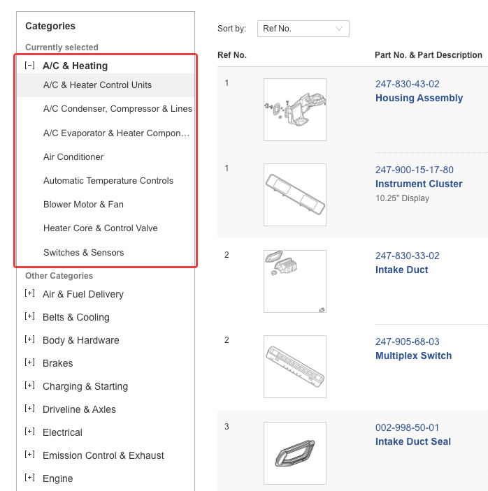 Help Me Locate a Part Using the Parts Catalog - Toyota Parts Now Help ...